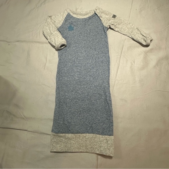 Juddlies-Blue and Gray Baby Gown. 0-3 months - Picture 1 of 6